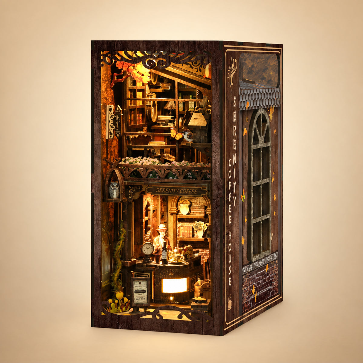 Béke Szigete Kávéház - DIY Book Nook